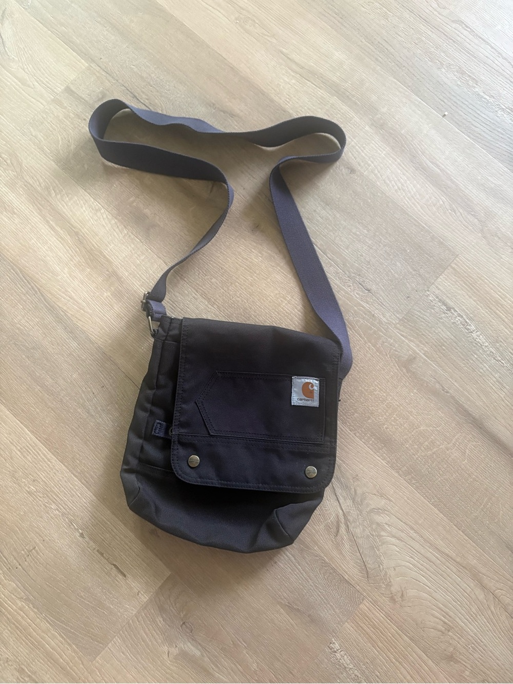 Carhartt Black Crossbody Bag with Adjustable Strap
